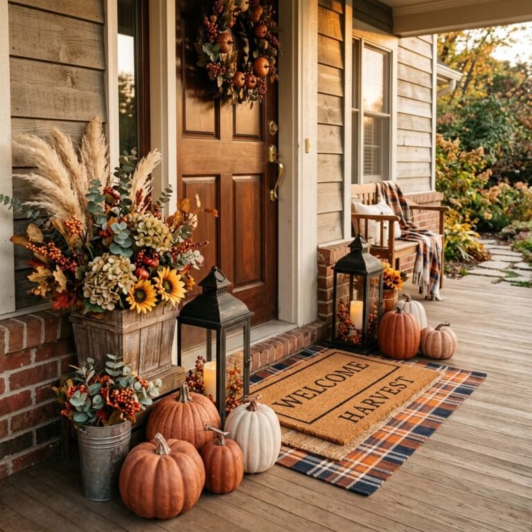 Stop Spending Hundreds At Target! 10 Mind-Blowing Dollar Tree Fall Front Porch Hacks