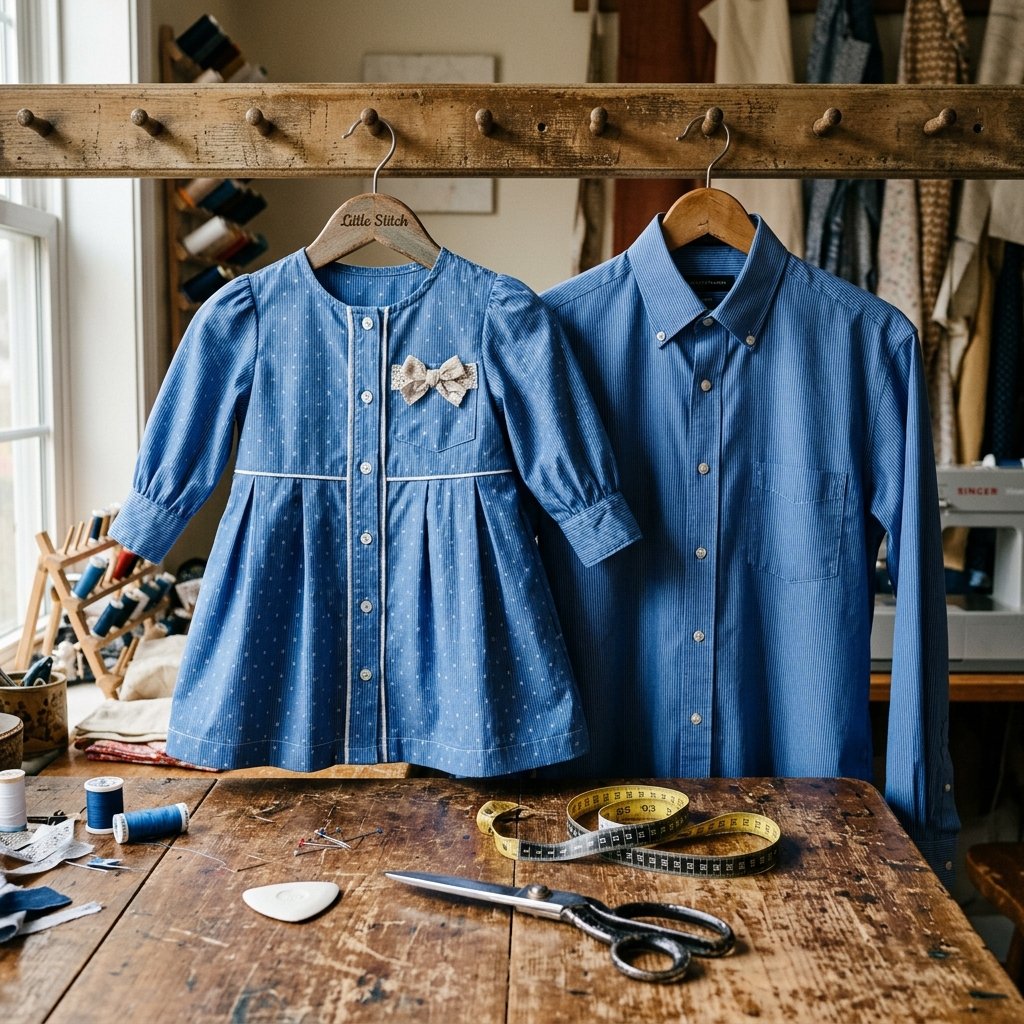 Stop Throwing Away His Old Button Downs! Turn Them Into The Cutest DIY Toddler Dress Ever!