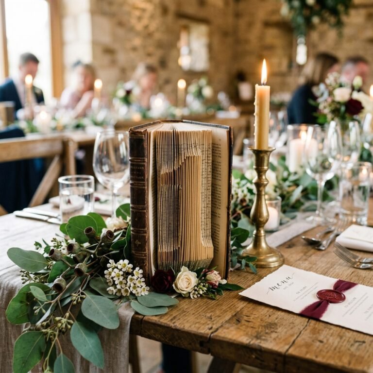 Stop Throwing Away Old Books! How to Make Stunning DIY Book Folding Table Numbers for Your Wedding