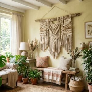 Stop Throwing Away Old Shirts! Make This Gorgeous DIY Macrame Wall Hanging In Under An Hour!