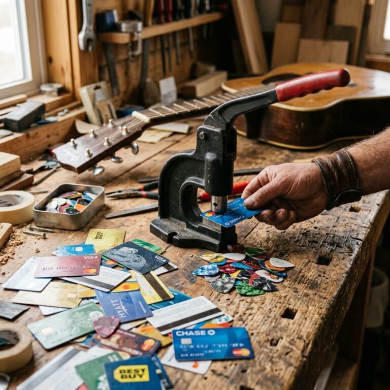 Stop Throwing Out Expired Cards! How to Make Cool DIY Custom Guitar Picks in Seconds