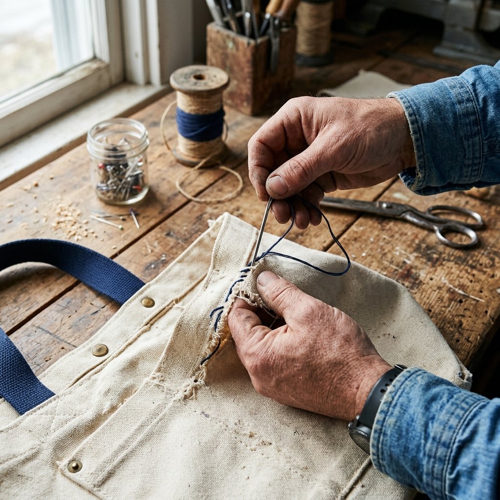 Stop Throwing Out Torn Bags! How to Patch a Hole in a Canvas Tote Bag in 5 Minutes