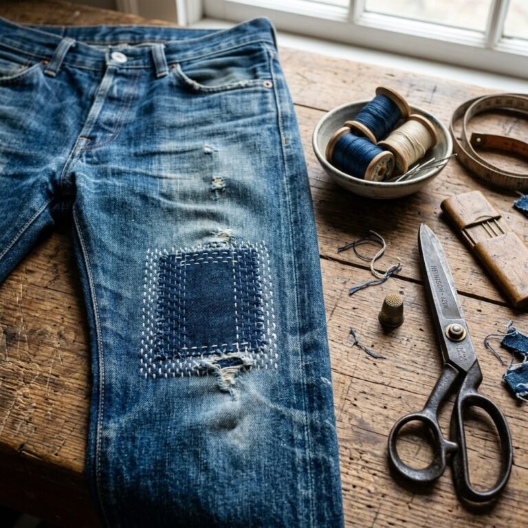 Stop Throwing Out Your Jeans! How to Patch Worn-Out Inner Thighs Invisibly