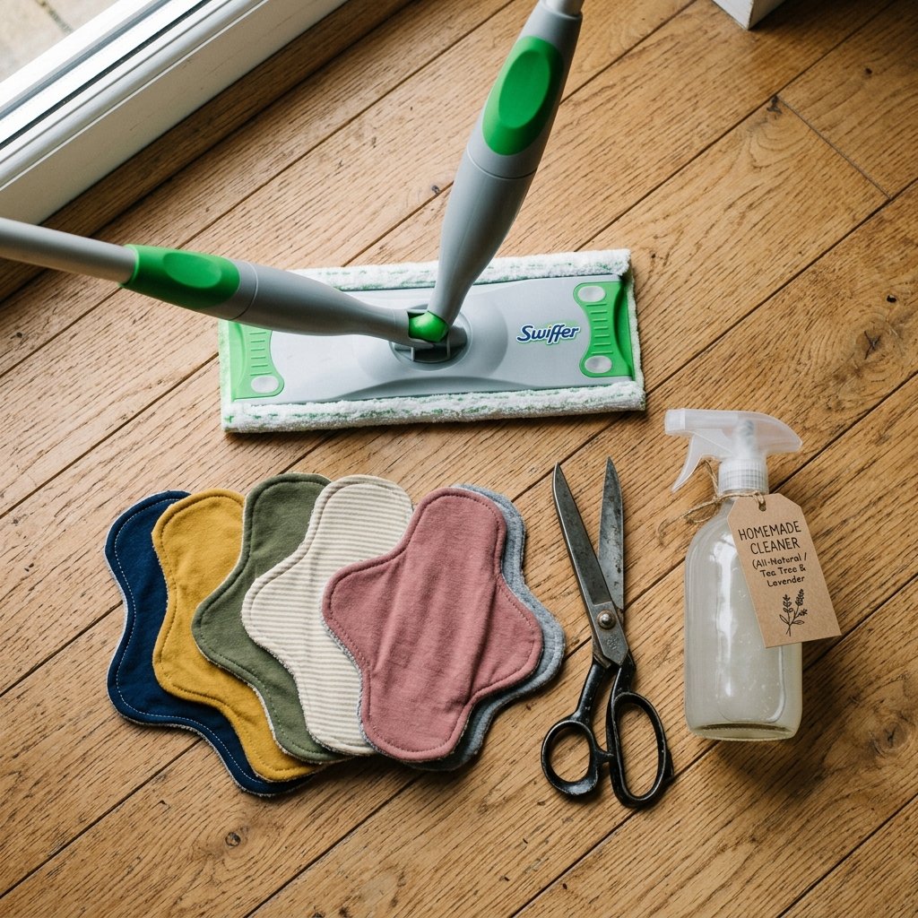 Stop Wasting Money On Refills! Make These DIY Reusable Swiffer Pads From Old T-Shirts Now!