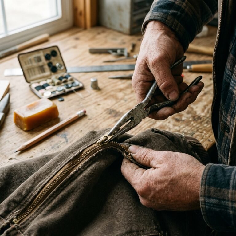Stop Wrestling with Your Jacket! How to Fix a Stuck or Split Metal Zipper Instantly