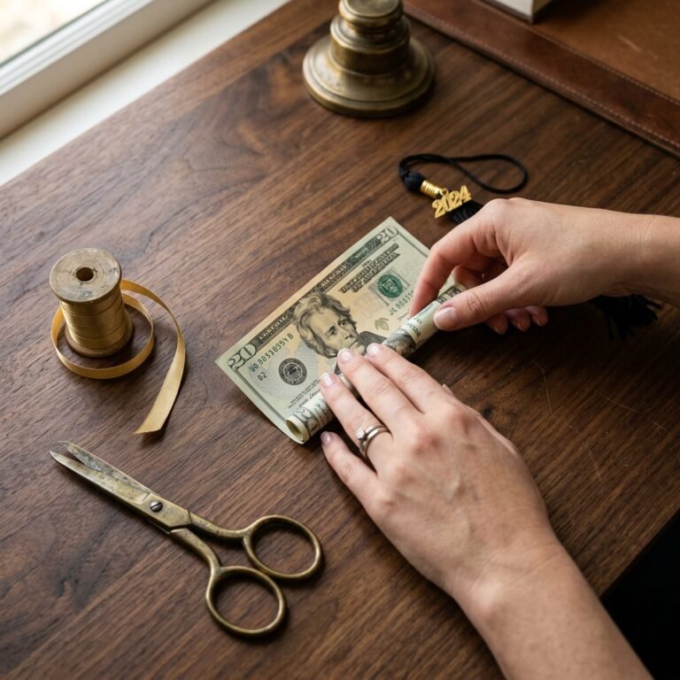 Stop Writing Cards! This Money Origami Scroll is the Ultimate Graduation Gift Idea