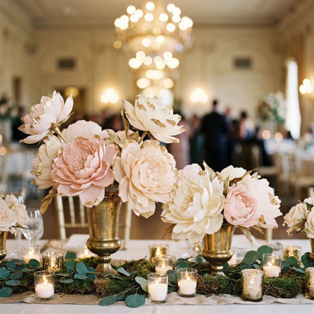 Stunning DIY Crepe Paper Peonies That Will Make Your Wedding Tables Look Millions!