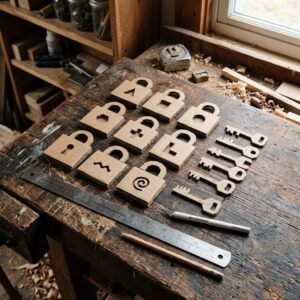 Supercharge Fine Motor Skills! Make a DIY Cardboard Lock and Key Matching Game for Pennies
