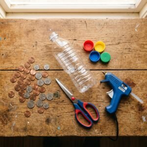 Teach Your Kids to Save with This Cute DIY Plastic Bottle Piggy Bank in 10 Minutes!