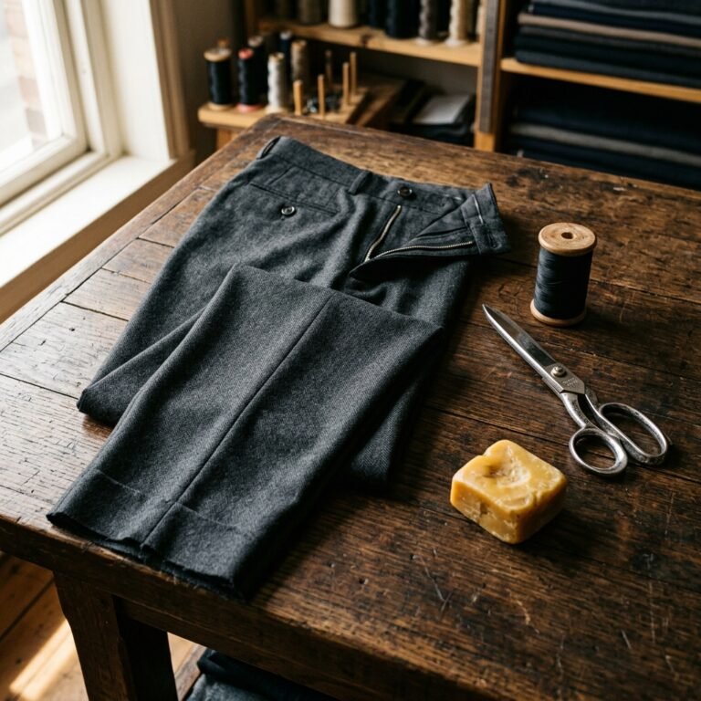 The 10-Minute Secret: How to Hem Lined Dress Pants by Hand Like a Professional Tailor