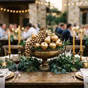 The $5 Gilded Fruit Wedding Centerpiece Hack That Looks Incredibly Luxurious