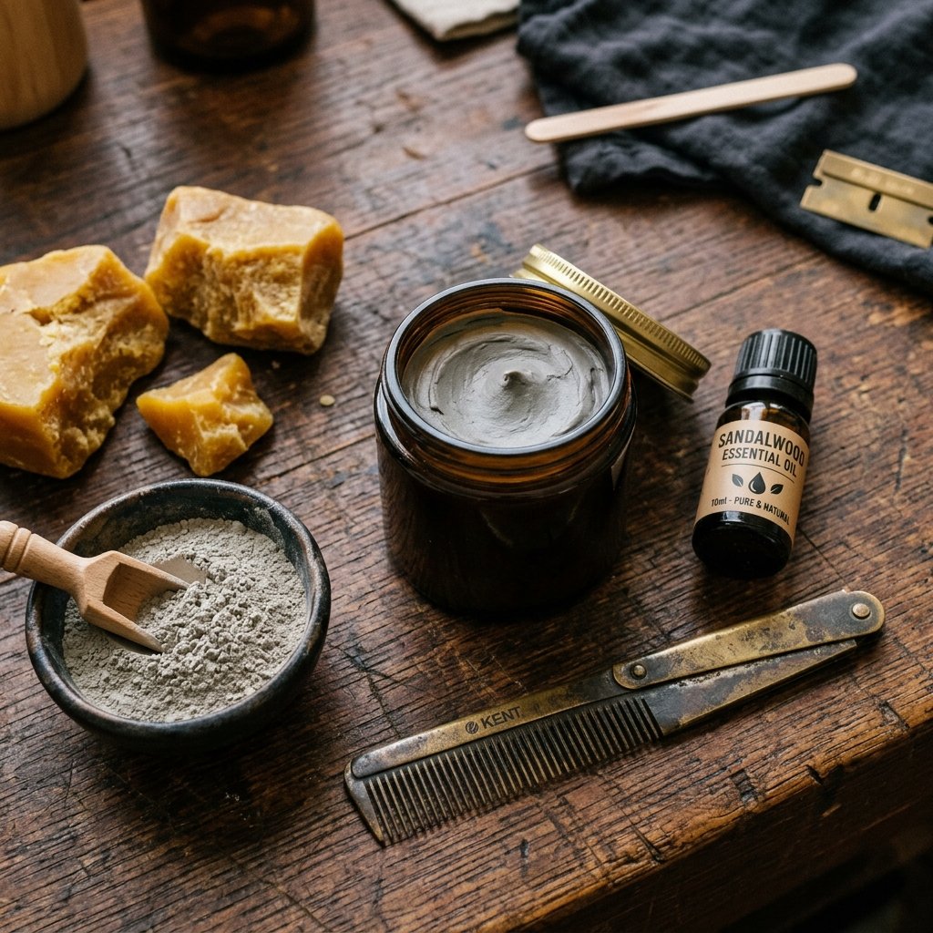 The Best Homemade Gift for Him: DIY Mens Grooming Clay Pomade That Actually Works!