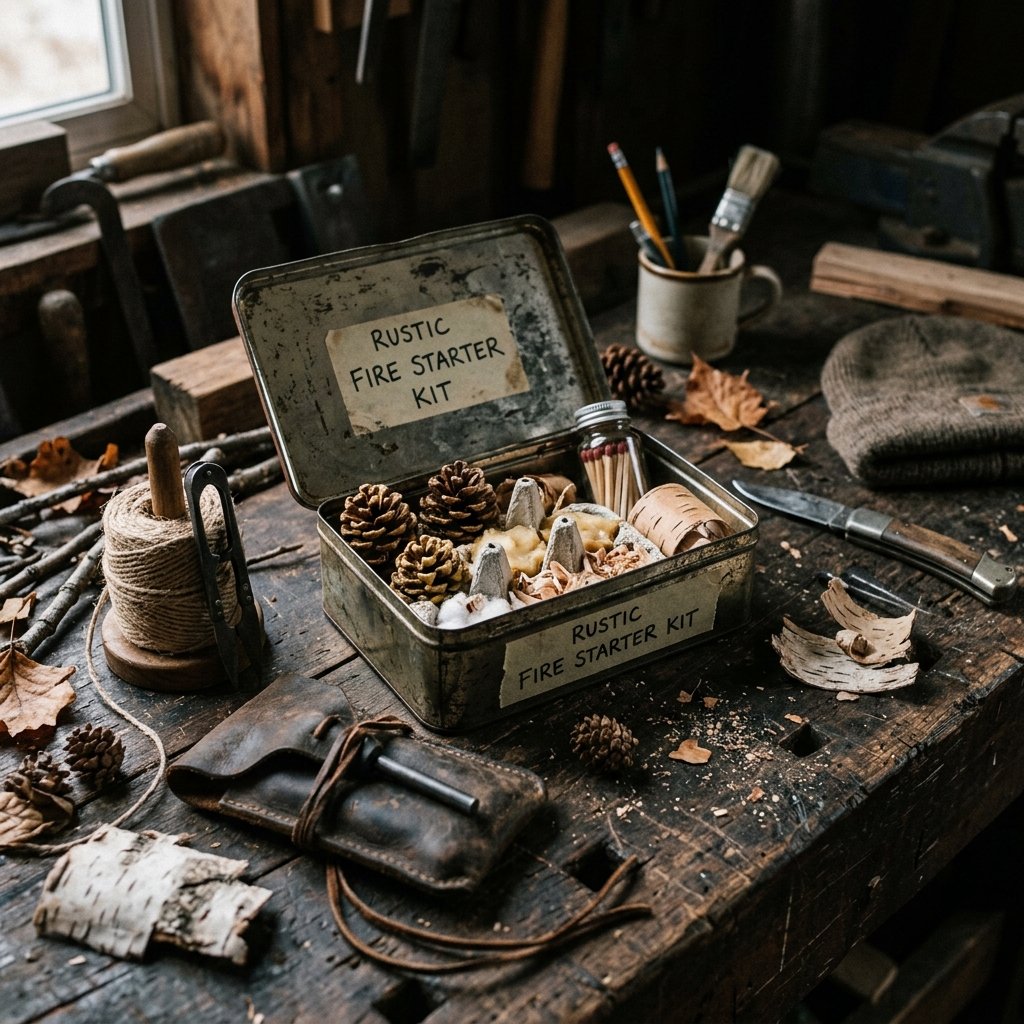 The Coolest DIY Gift for Outdoorsmen: Cheap & Easy Fire Starter Kit He'll Actually Use