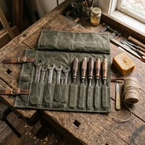 The Coolest DIY Waxed Canvas Tool Roll Every Handy Guy Secretly Wants