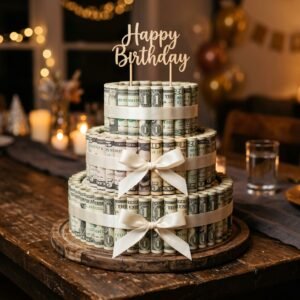The Coolest Gift Ever! Step-by-Step Guide on How to Fold a Money Origami Birthday Cake in Minutes