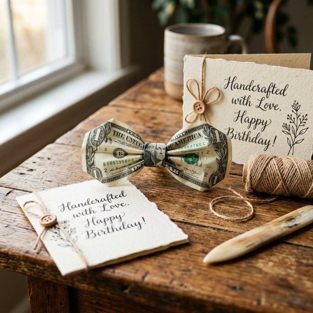 The Cutest Way to Give Cash! Easy Step-by-Step Money Origami Bow Tie Anyone Can Fold