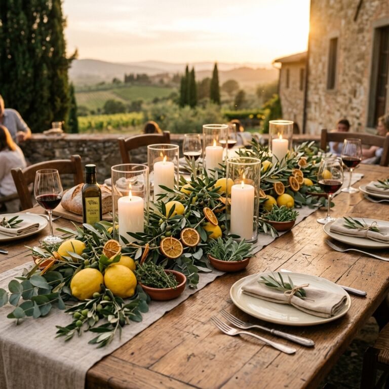 The Dreamy Tuscan-Inspired Citrus Centerpiece You Can Recreate on a Tight Budget