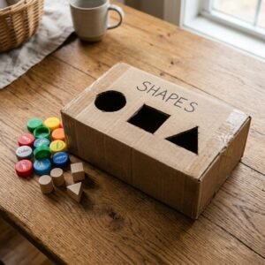 The Easiest $0 Montessori Toy: Build This Brain-Boosting Cardboard Sorting Game in 10 Minutes!