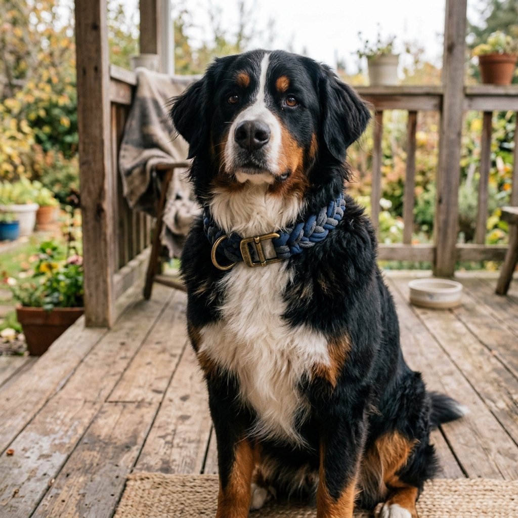 The Easiest 10-Minute DIY Braided T-Shirt Yarn Dog Collar Your Pup Will Love