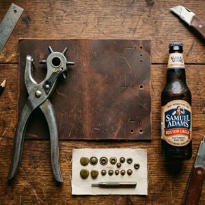 The Easiest 5-Minute No-Sew Leather Beer Koozie Every Guy Will Actually Use