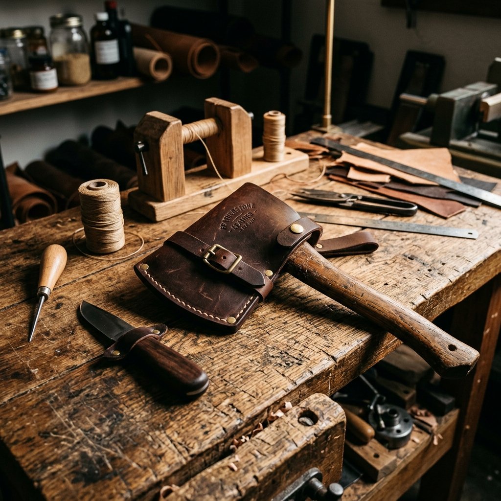 The Easiest DIY Custom Leather Ax Sheath Gift That Every Outdoorsman Will Cherish Forever