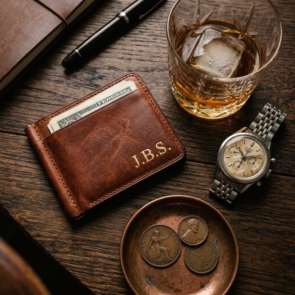 The Easiest DIY Leather Money Clip: A Meaningful Handmade Gift for Him That Costs Under $5