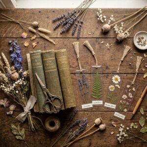 The Easiest Dried Flower Bookmark Tutorial That Makes the Perfect Budget Gift for Bookworms