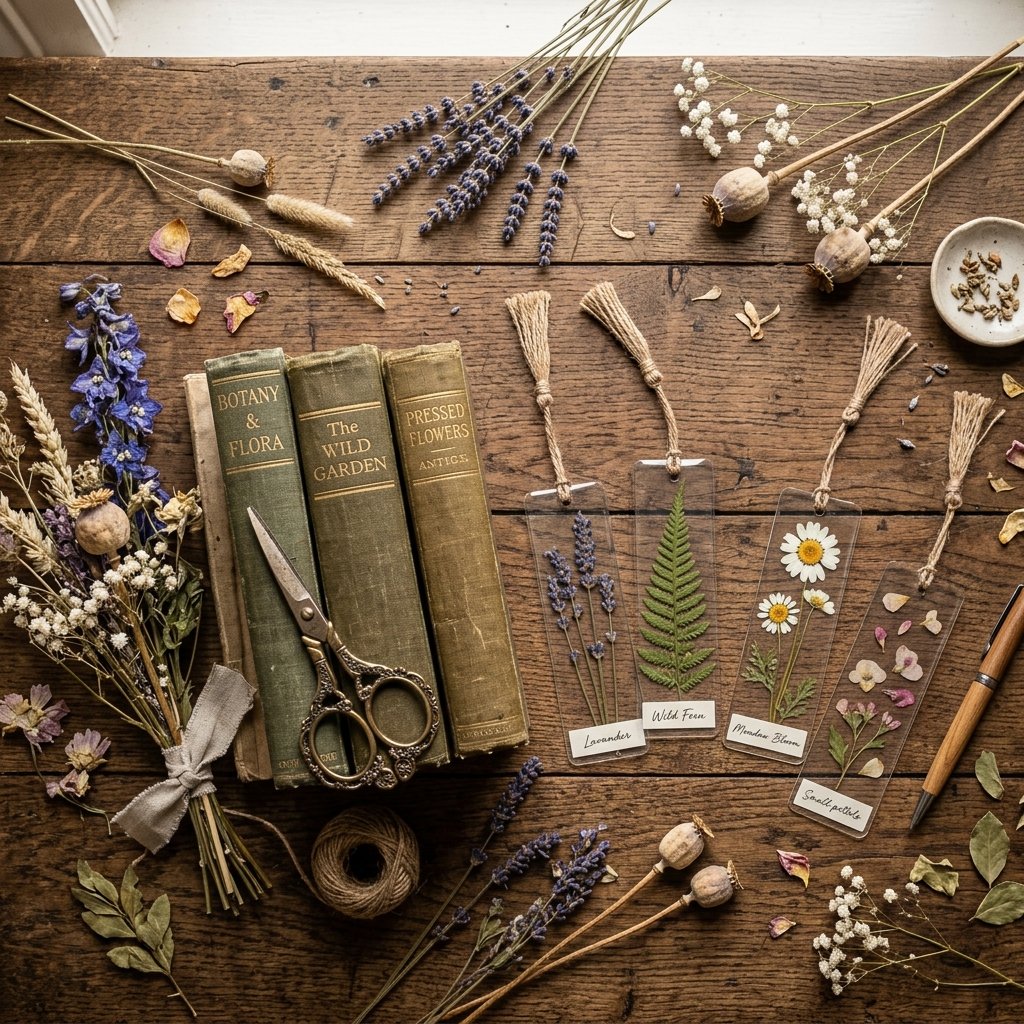 The Easiest Dried Flower Bookmark Tutorial That Makes the Perfect Budget Gift for Bookworms