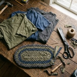 The Easiest Way to Upcycle Old T-Shirts Into a Super Soft DIY Garden Kneeling Pad