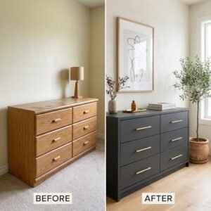 The Lazy Girl's Guide to Painting Laminate Furniture (No Sanding, No Priming!)