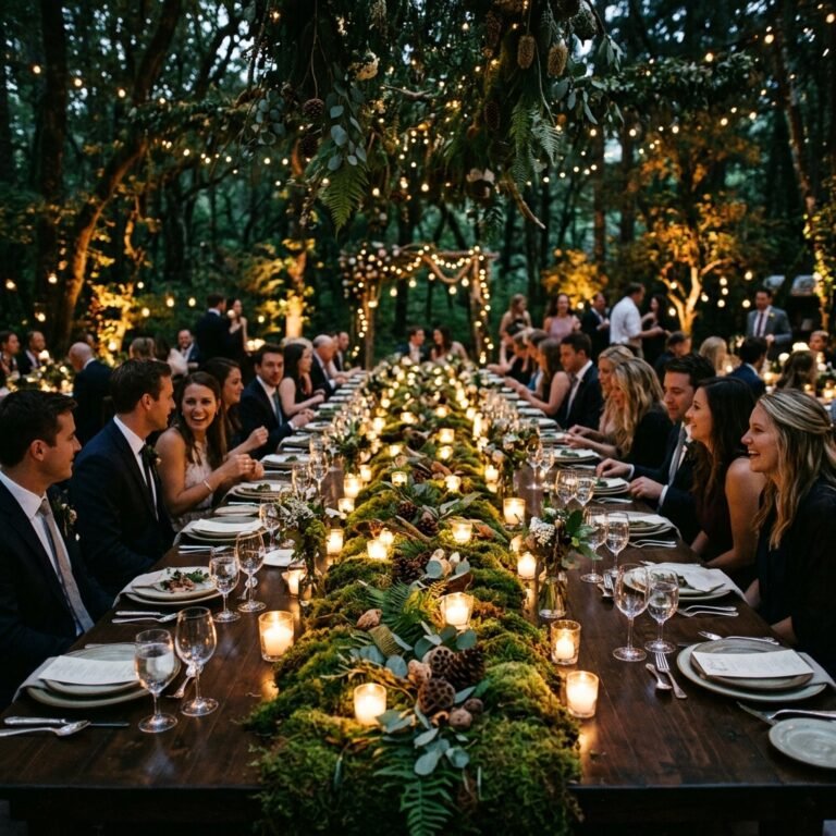 The Lush, Forest-Inspired DIY Moss Table Runner That Looks Like a Million Bucks