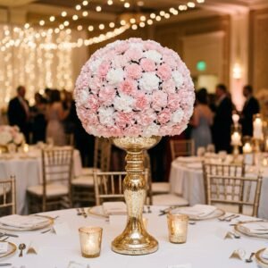 The Luxury Look for Cheap: How to Make Gorgeous DIY Carnation Flower Sphere Centerpieces