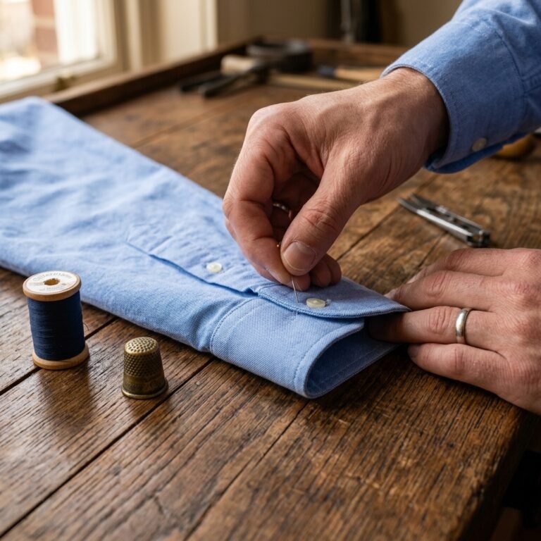 The No-Tailor Hack: How to Hem Your Dress Shirt Sleeves Perfectly by Hand in 10 Minutes