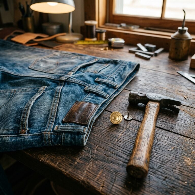 The Quickest Hack Ever: How to Replace a Lost Jeans Button in Under 2 Minutes (No Sewing Required!)
