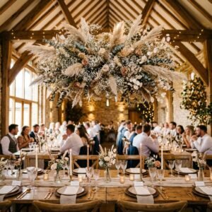 The Secret to Making a Jaw-Dropping DIY Dried Floral Cloud Wedding Installation on a Budget!