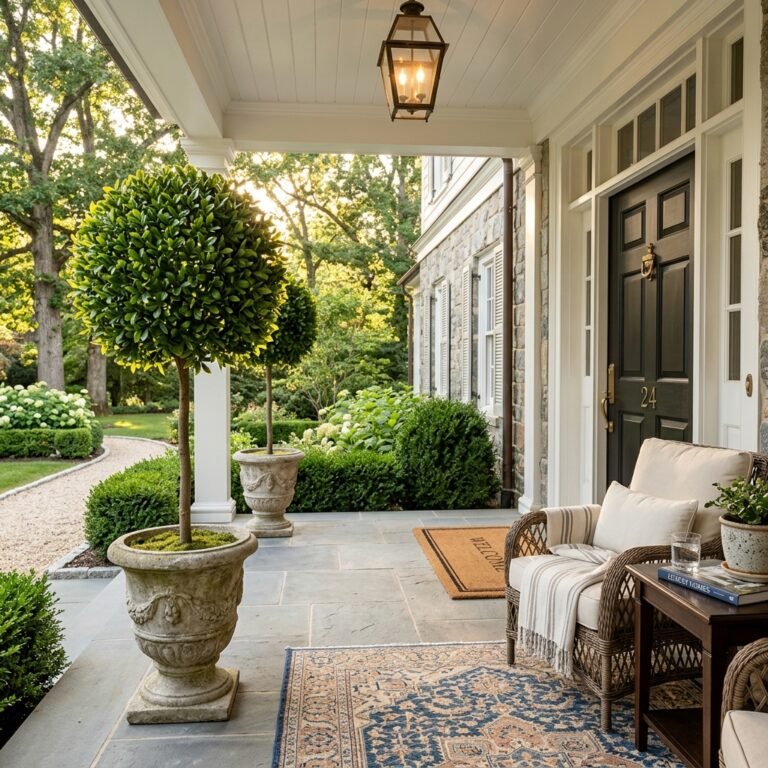 The Secret to Making Realistic DIY Faux Topiary Trees Using Cheap Dollar Store Greenery