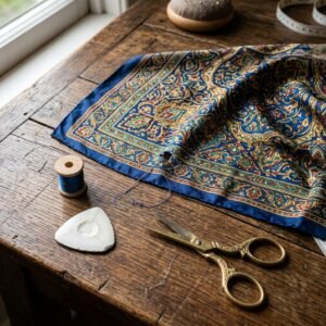 The Secret Way to Invisibly Mend a Torn Silk Scarf at Home