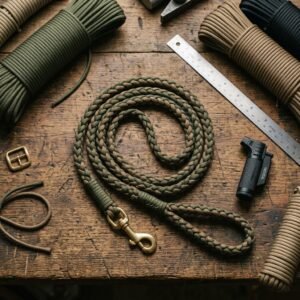 The Toughest Dog Leash Ever: Easy DIY Braided Paracord Dog Leash Tutorial!