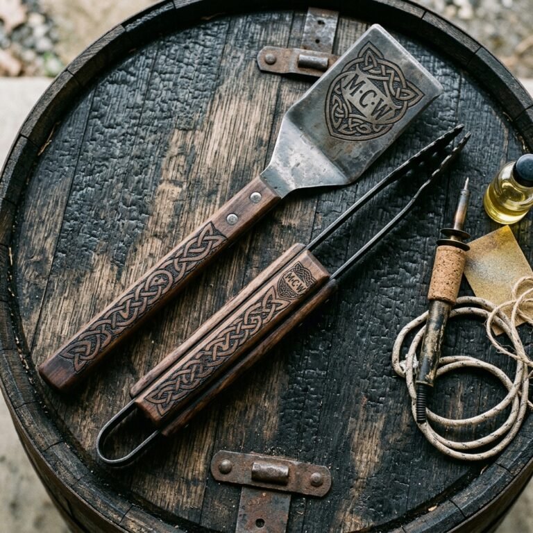 The Ultimate DIY Wood Burned Grill Set Every Dad and Husband Actually Wants