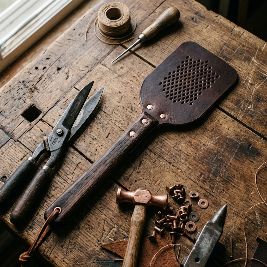 The Ultimate Funny Yet Practical Gift: DIY Leather Fly Swatter That Will Last a Lifetime!