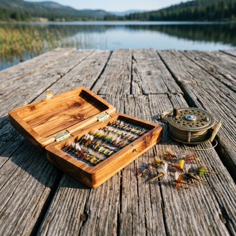 The Ultimate Gift for Anglers! How to Make a DIY Wooden Fly Fishing Fly Box
