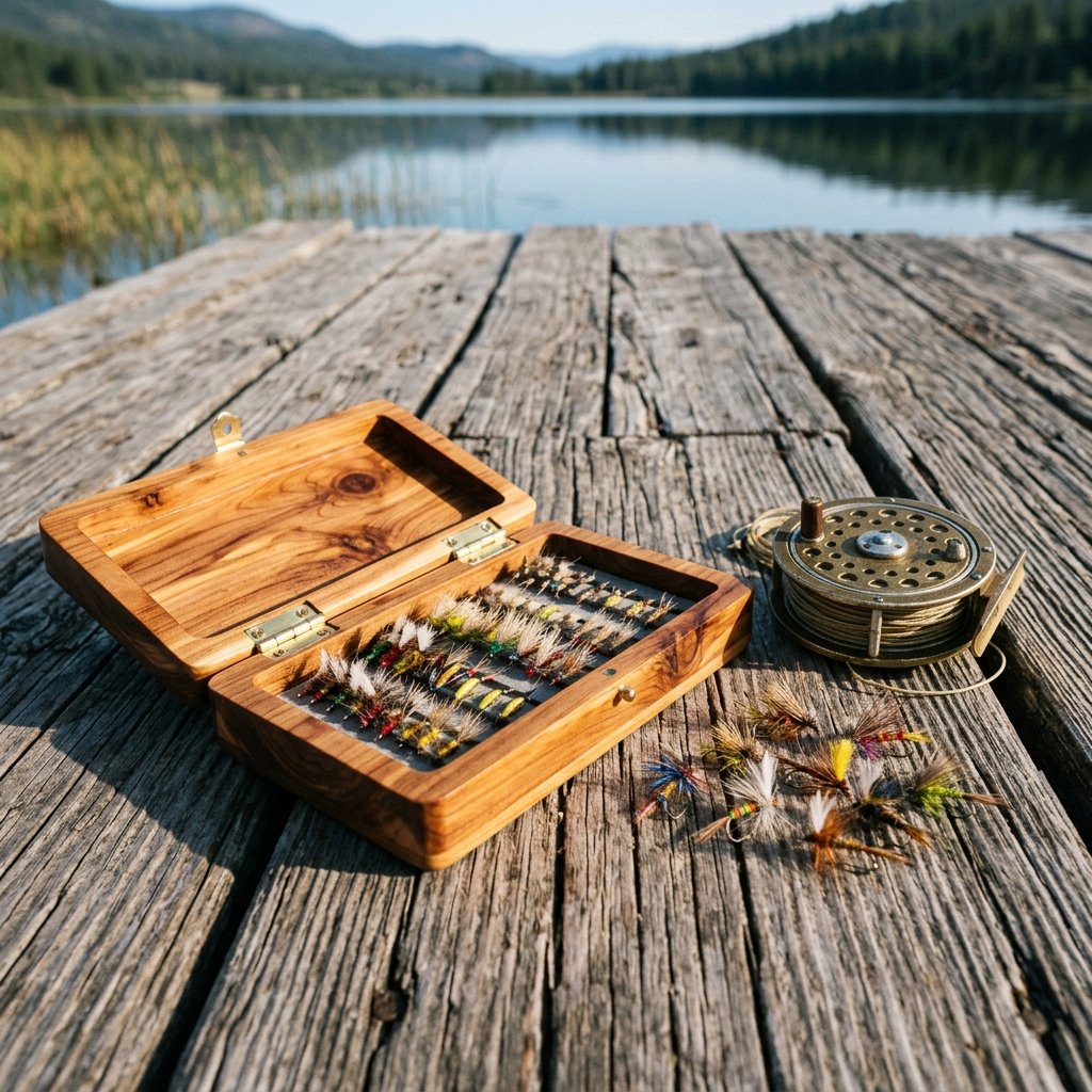 The Ultimate Gift for Anglers! How to Make a DIY Wooden Fly Fishing Fly Box