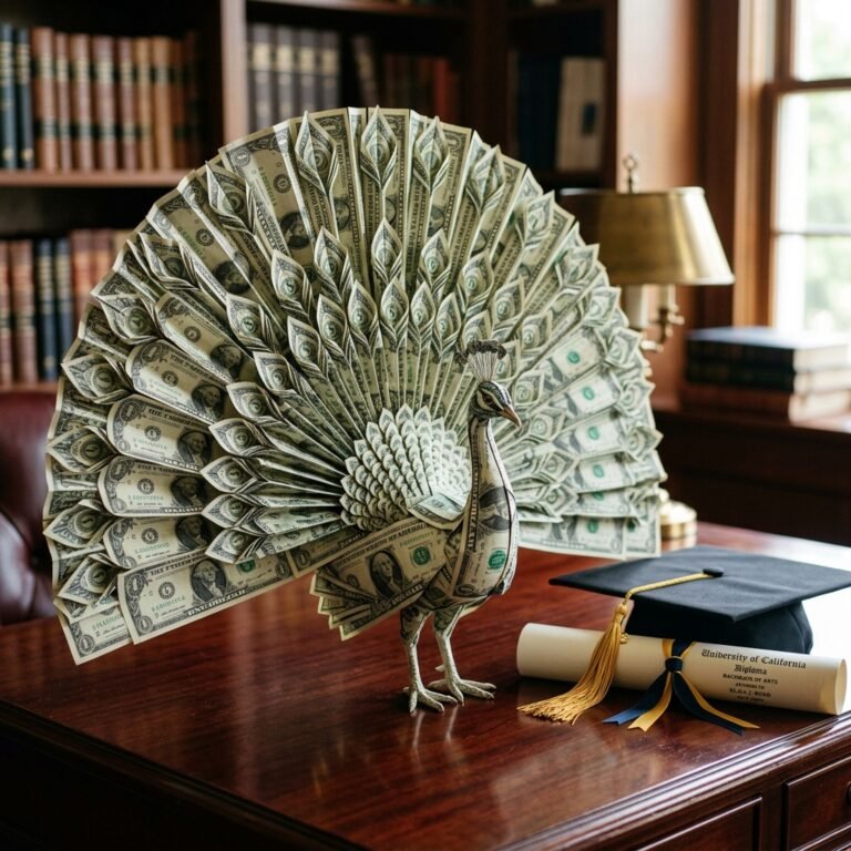 The Ultimate Graduation Gift: How to Fold a Stunning Money Origami Peacock That Will Wow Everyone!