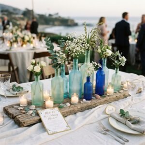 They Won't Believe It's Thrifted! How to Make Stunning DIY Sea Glass Wedding Centerpieces for Pennies