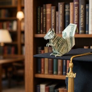 They Won't Forget This! Learn to Fold a Money Origami Squirrel Graduation Gift!