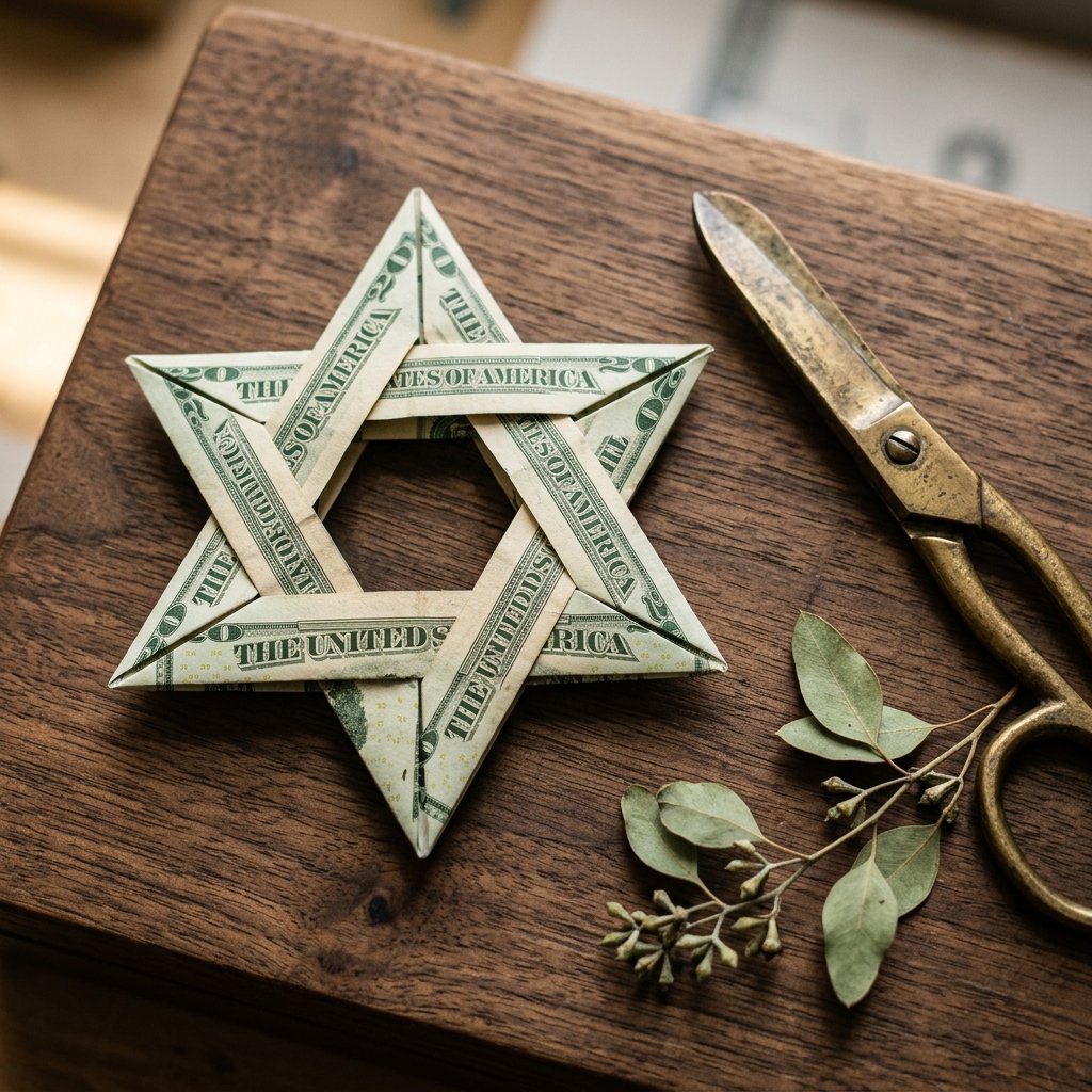 This Beautiful Money Origami Star of David Will Make Your Gift-Giving Unforgettable!