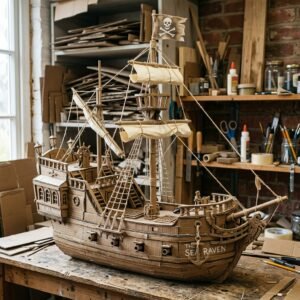 This DIY Cardboard Pirate Ship Toy Will Keep Your Kids Busy for Hours (With Zero Waste!)