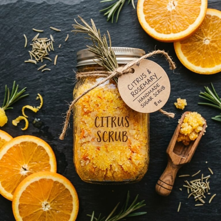 This DIY Citrus Sugar Scrub Is the Ultimate Budget-Friendly Luxury Gift