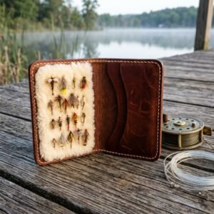 This DIY Leather Fly Fishing Wallet Is the Best Personal Gift for the Outdoorsman in Your Life!