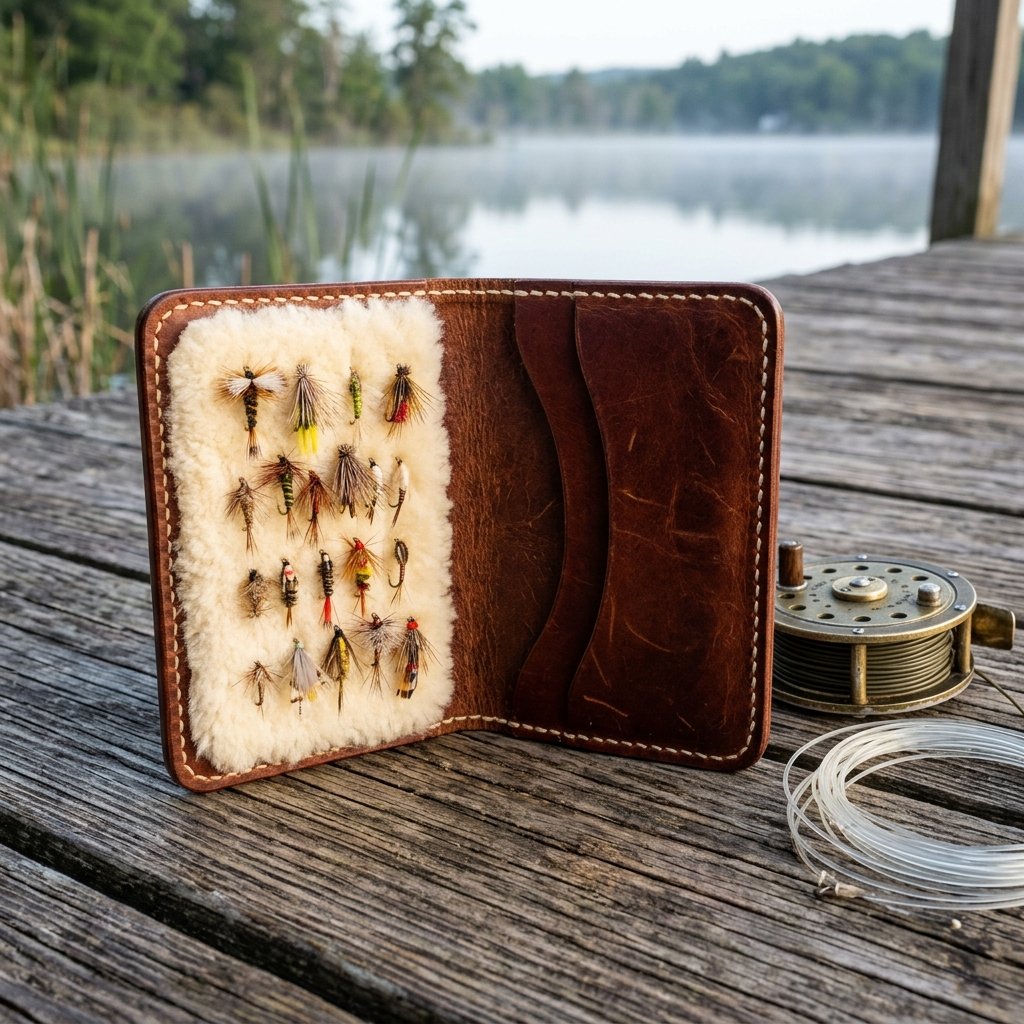 This DIY Leather Fly Fishing Wallet Is the Best Personal Gift for the Outdoorsman in Your Life!